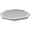 Ekena Millwork Octagonal Surface Mount PVC Gable Vent w/ 2"W x 2"P Brickmould Sill Frame, 38"W x 38"H GVPOC38X3803SN - alternate 4